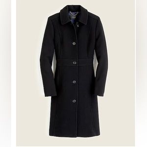 J. Crew Classic Ladies Coat with double cloth wool thinsulate.